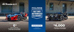 Read more about the article Slingshot – Factory Authorzied Clearance Promo