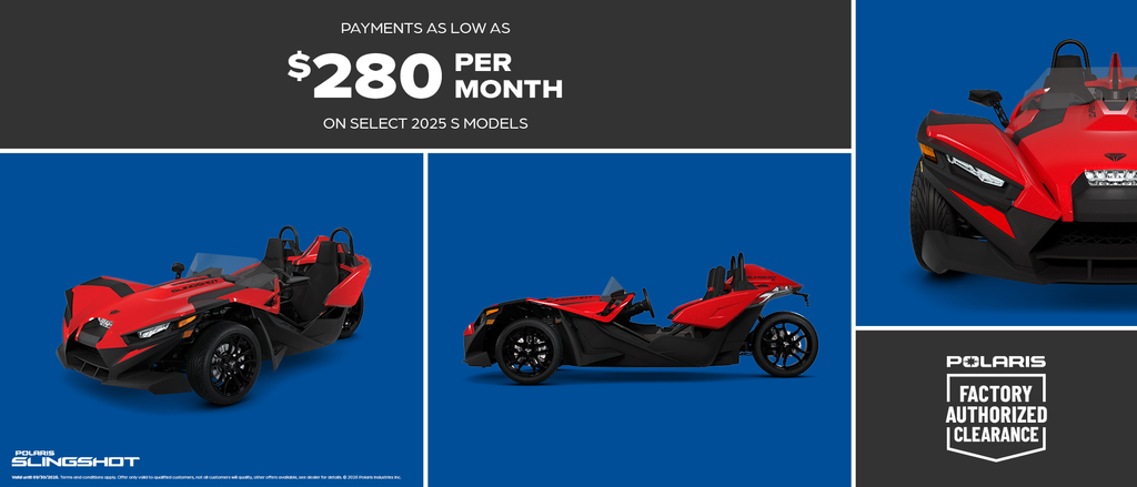 You are currently viewing Slingshot – Factory Authorized Clearance Promo